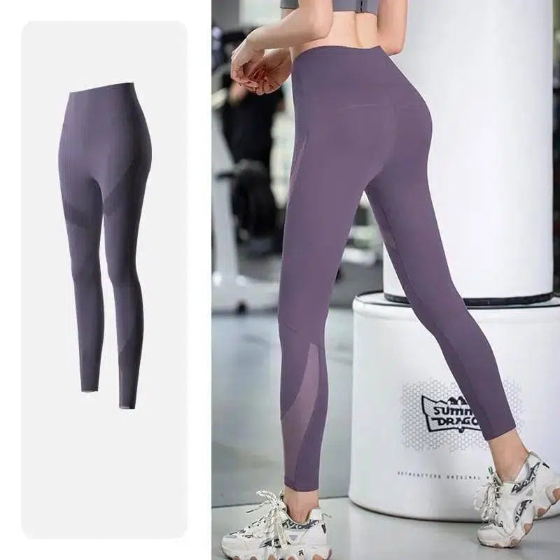 LOVEMI - Lovemi - Yoga pants pocket running sports cropped trousers