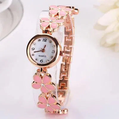 Lvpai New Luxury Casual Fashion Bracelet Watch Flower Strap Wristwatch Dress Elegance Quartz Watch For Women Gift Watch-3