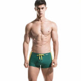 Men's boxer swim shorts-Green-7