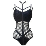 One-piece sexy bikini-Black-2