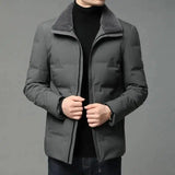 Outdoor leisure down jacket-Dark Grey-3