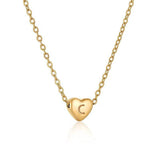 Ins Style Love Letter Necklace Women Stainless Steel Heart-shaped Niche Clavicle Chain Fashion Necklace-12