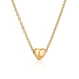 Ins Style Love Letter Necklace Women Stainless Steel Heart-shaped Niche Clavicle Chain Fashion Necklace-9