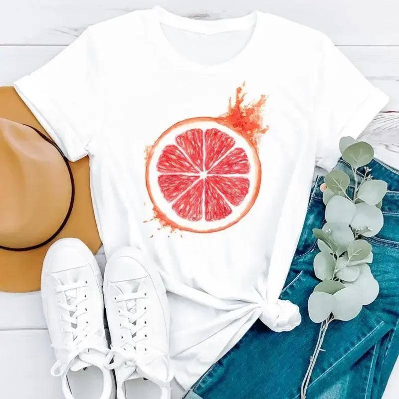 Pineapple Fashion Tee-HX40-White-1