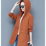 Plus Fat Plus Size Women's Trench Coat-2