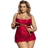 Plus Size Erotic Red Lingerie Pron Sexy Lingerie-2