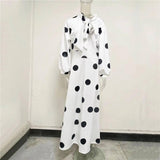 Polka Dot Maxi Dress: Trendy Plus-Size Fashion-6