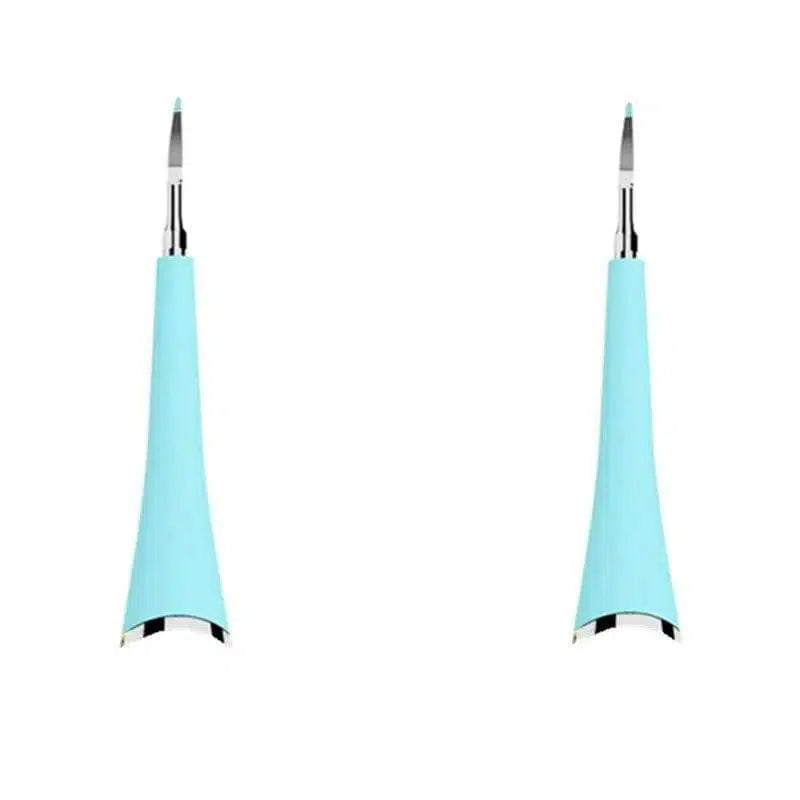 Portable Electric Dental Scaler Tooth Calculus Remover-BlueBrushhead-3