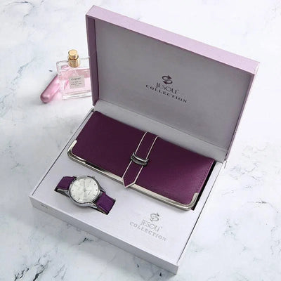 New Product Trendy Fashion Wallet Watch Set Box With Exquisite Gift Box Valentine'S Day Gift Ladies Gift Set-3