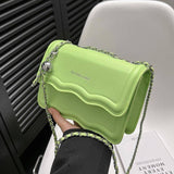 Retro Solid Color Simple And Stylish Casual Shoulder Messenger Bag-6