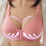 Sexy Push Up Bra Front Closure Solid Color Brassiere-front style 2-D-13