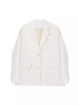 Classic Men's Blazer for Formal Occasions-Pretty white-2