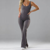 Slim Fit Hip Raise Jumpsuit Sexy Backless Exercise Yoga-S-11