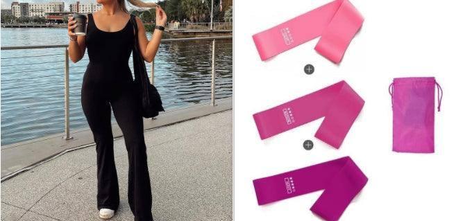 Slim Fit Hip Raise Jumpsuit Sexy Backless Exercise Yoga-S-14