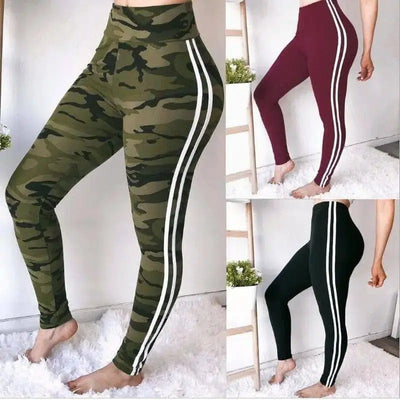 LOVEMI - Lovemi - Slim Slimming Camouflage Yoga Pants Leggings