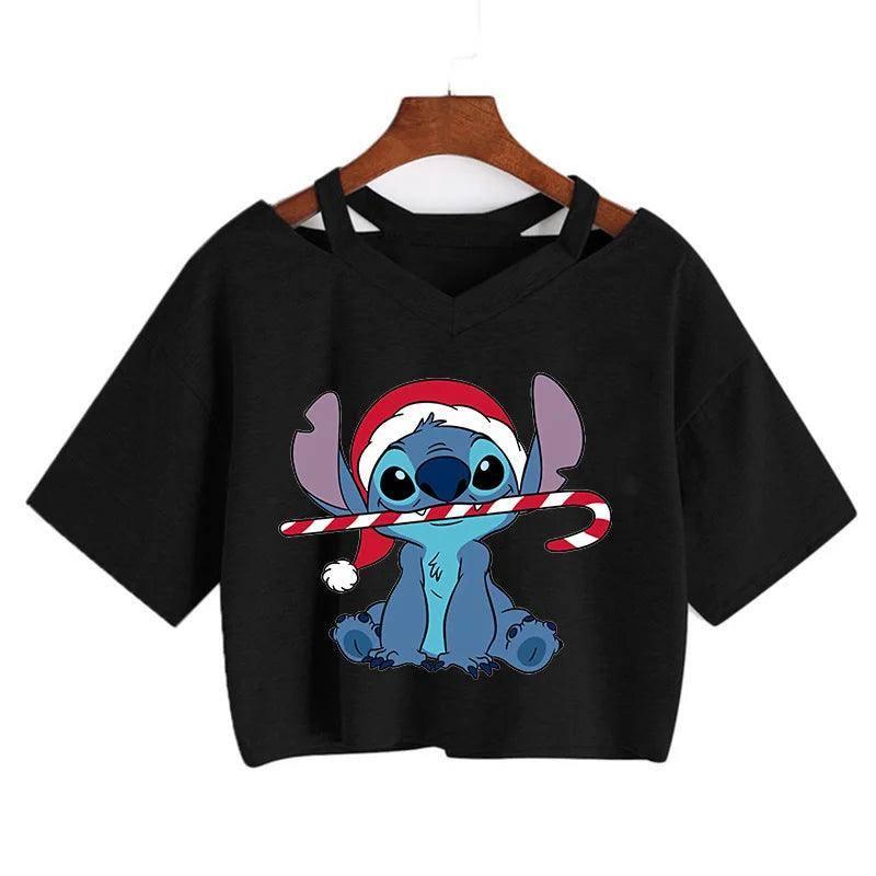 Vibrant Anime Crop Top with Long Sleeves-5