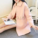 Student embroidered woolen coat-2