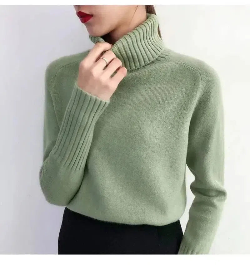 Sweater Female-Green-1