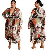 Autumn Women Plus Size Dress Bohemian Dresses-4