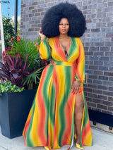 Vibrant Maxi Dress Styles & Afro Hair Inspiration-Red-1