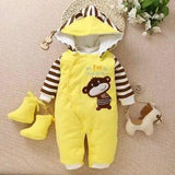 LOVEMI - Warm Thick Baby Jumpsuit born Climb Clothes