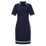 Women Polo Dress Big Size 6XL Oversized Above Knee Mini-3