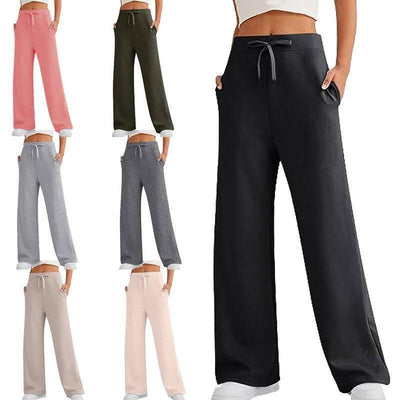 Women's Autumn Leisure Loose Wide-leg Pants-1