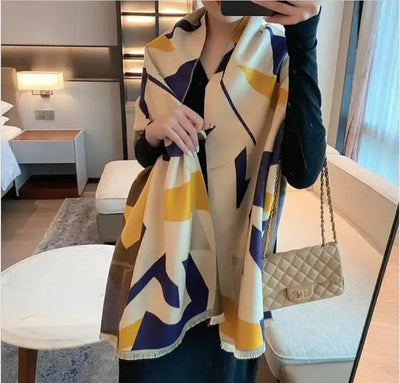 Women's Korean Style Air Conditioning Shawl Thickened Warm-1