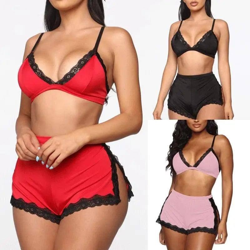 Women Sexy Sleepwear Lingerie Lace Bra-1