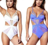 Women Summer Swimsuits Sleeveless One Piece Swimsuit-1