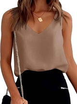 Stylish Dark Green Camisole for Summer-Khaki-5