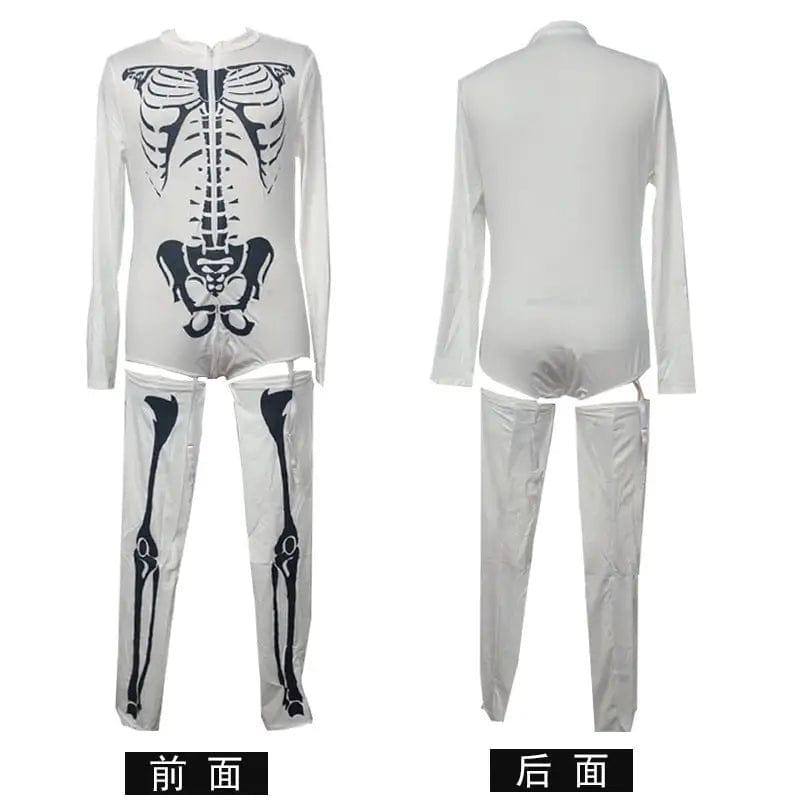 Vampire Witch Queen Halloween Terror-White Skull-9